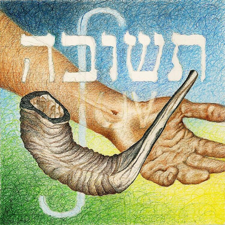 ཡ་ཧུ་དྰ་པའི་ལུག་ཐུག་གི་རྭ།